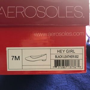 AEROSOLES BLACK FLATS